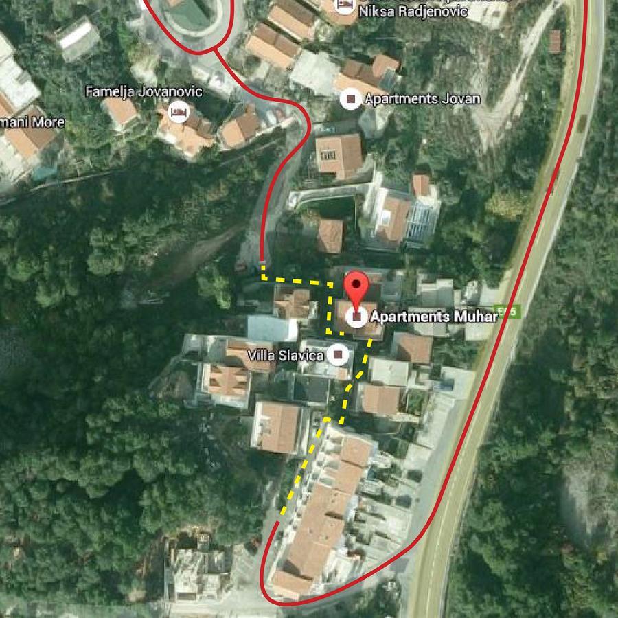 Apartments Muhar Sveti Stefan Eksteriør billede